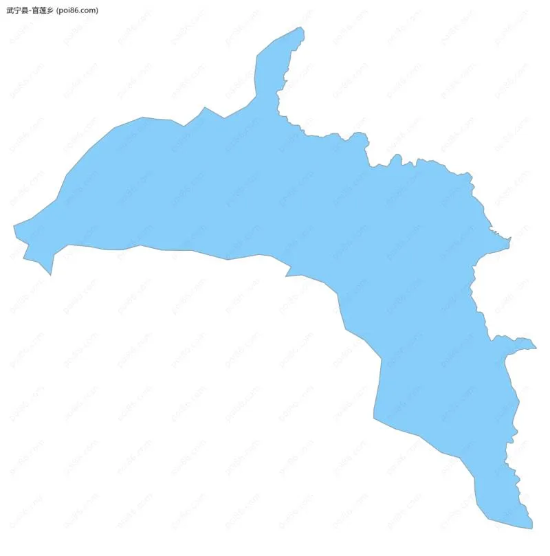 官莲乡边界地图