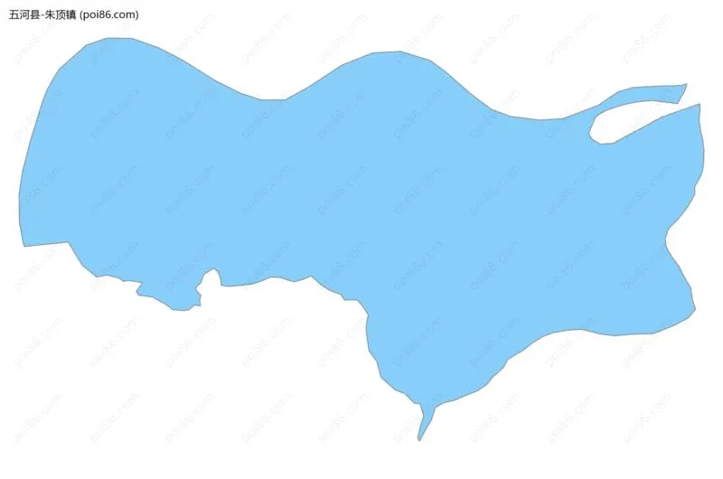 朱顶镇边界地图