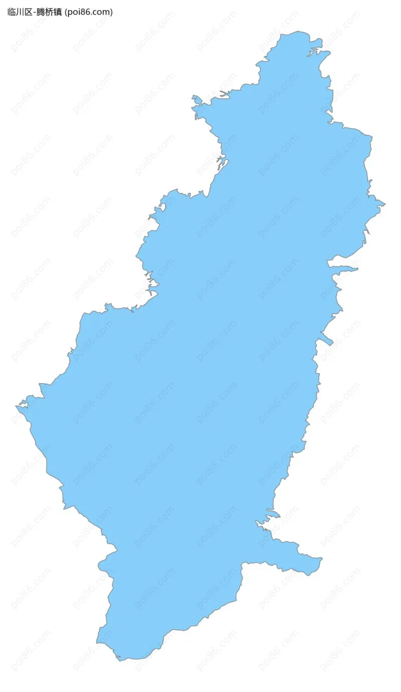 腾桥镇边界地图