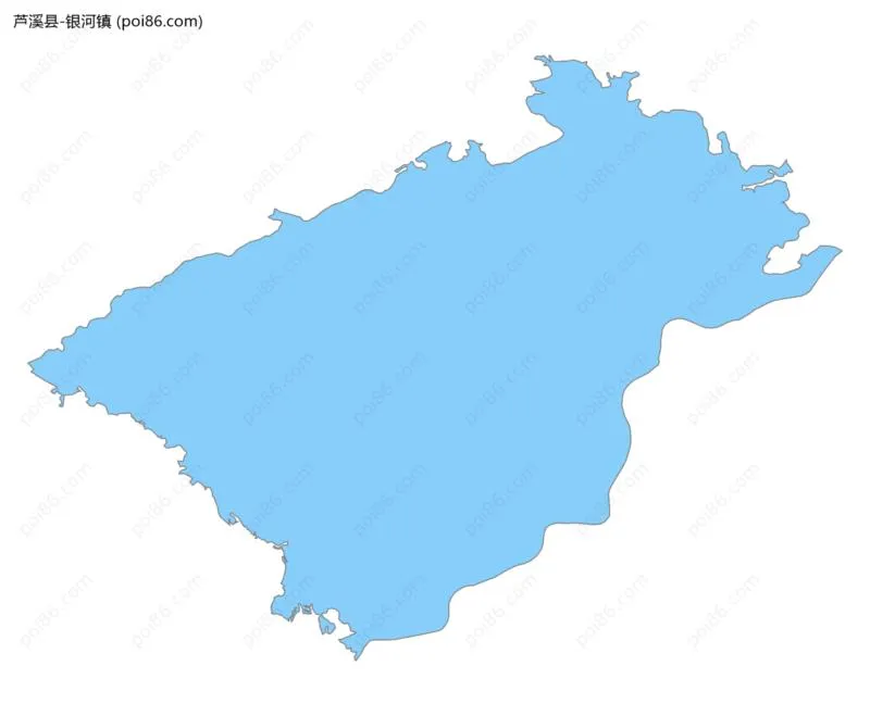 银河镇边界地图