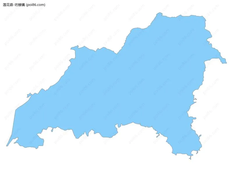 坊楼镇边界地图