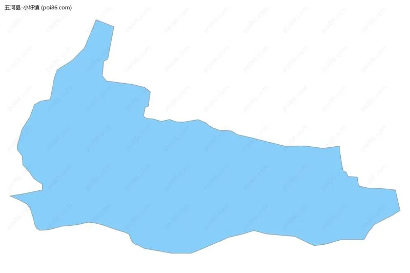 小圩镇边界地图