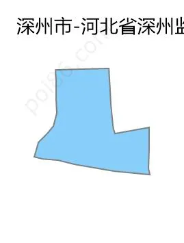 河北省深州监狱边界地图