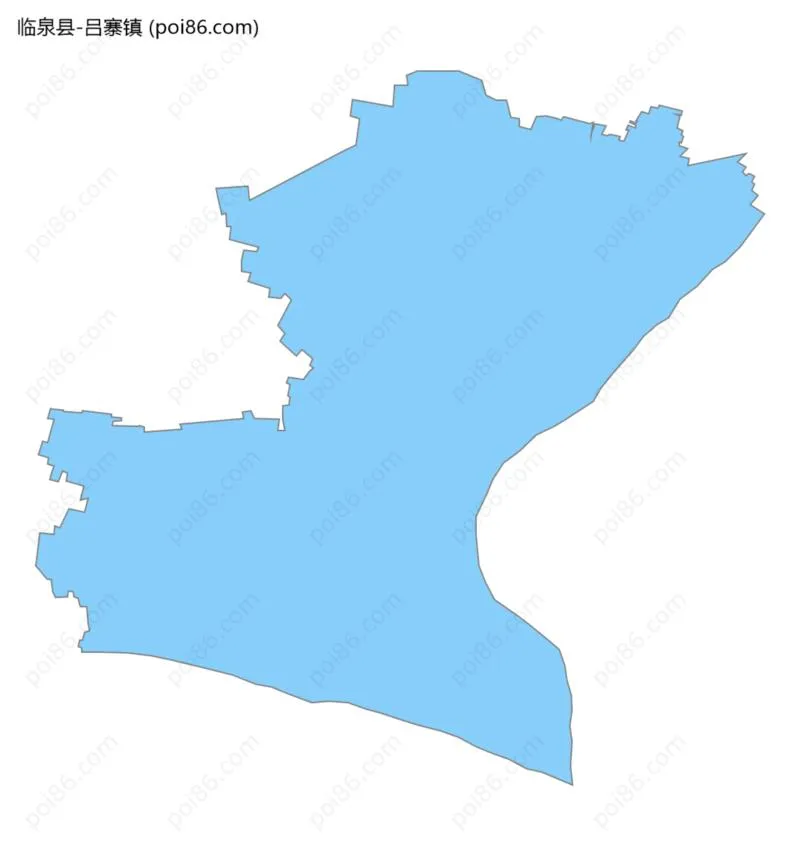 吕寨镇边界地图