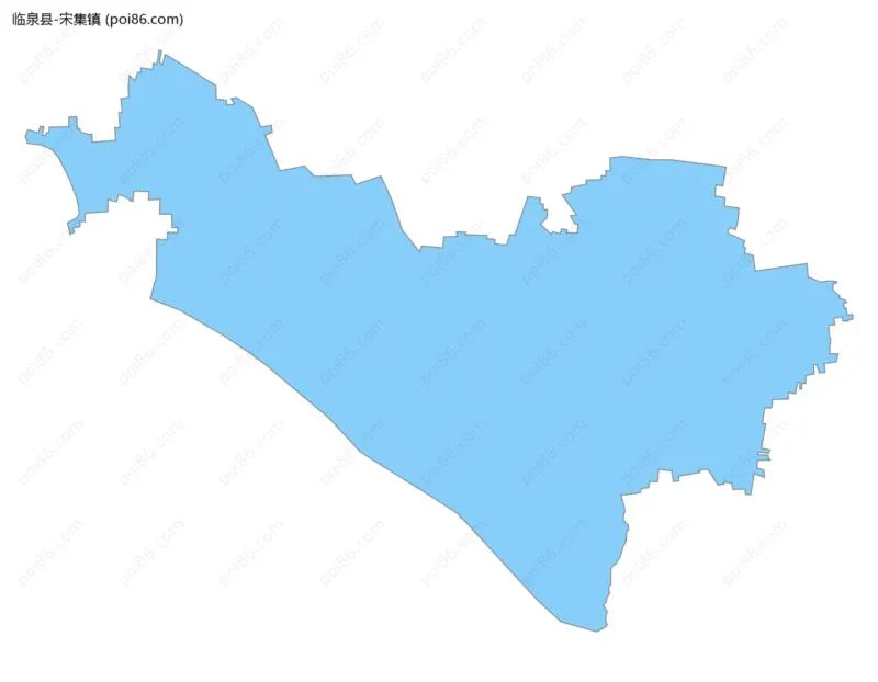 宋集镇边界地图