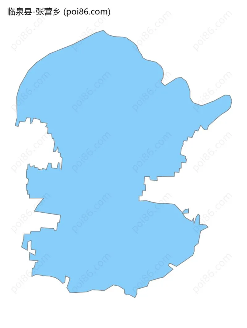 张营乡边界地图