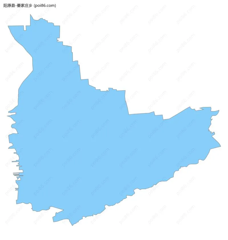 要家庄乡边界地图