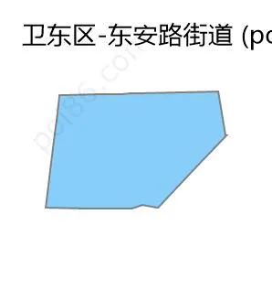 东安路街道边界地图