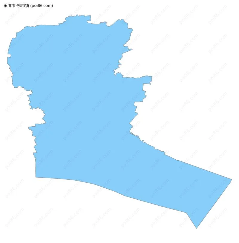 柳市镇边界地图