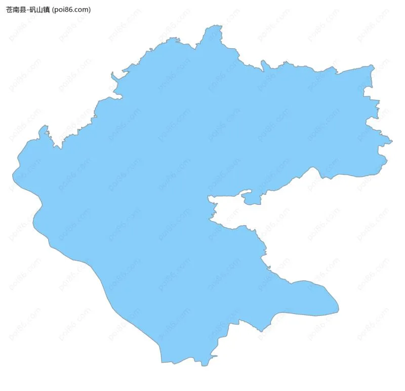 矾山镇边界地图