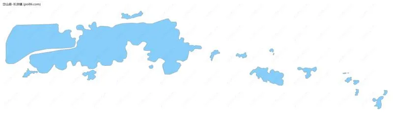 长涂镇边界地图