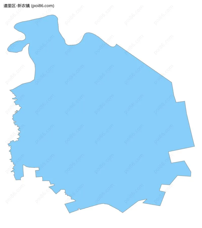 新农镇边界地图