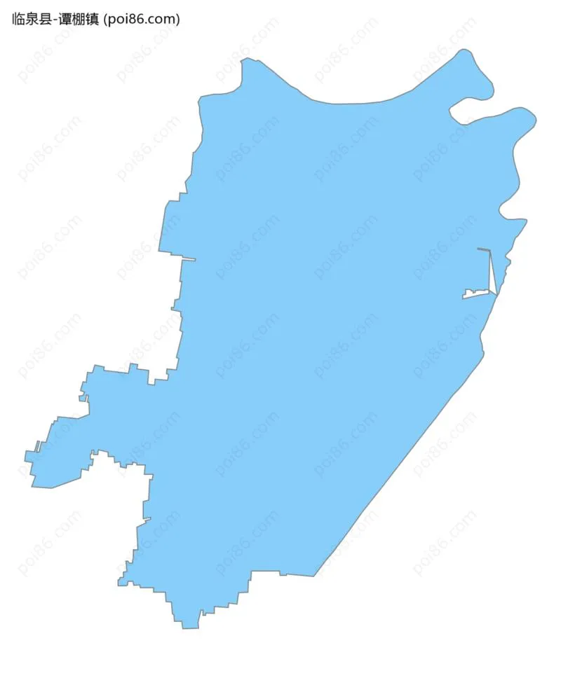 谭棚镇边界地图