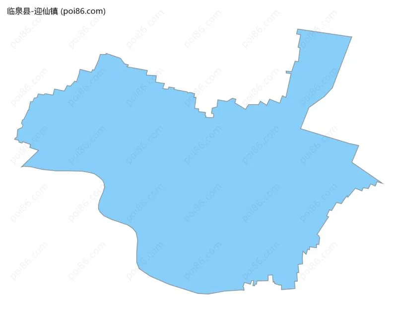 迎仙镇边界地图