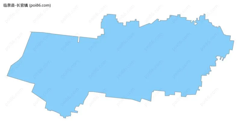 长官镇边界地图