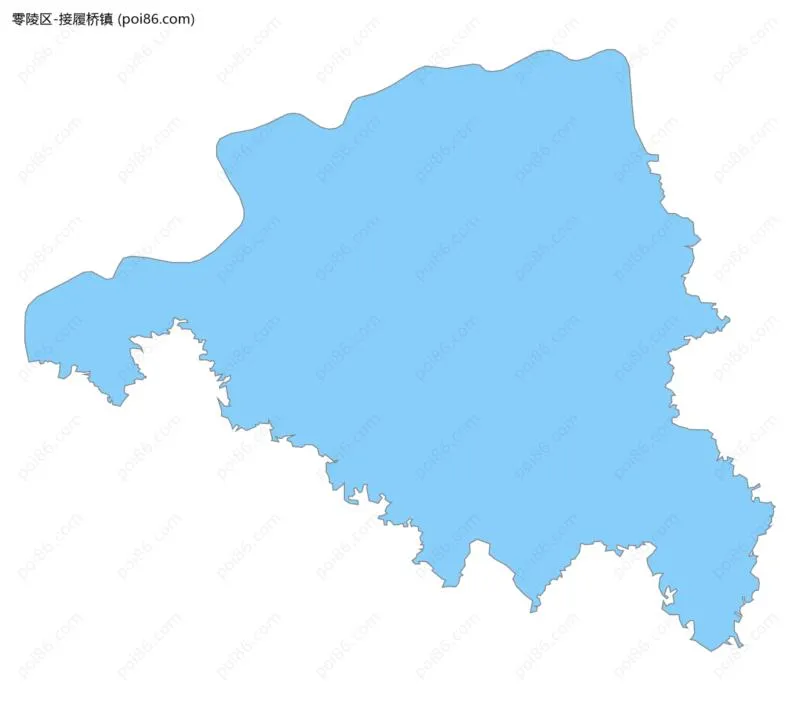 接履桥镇边界地图