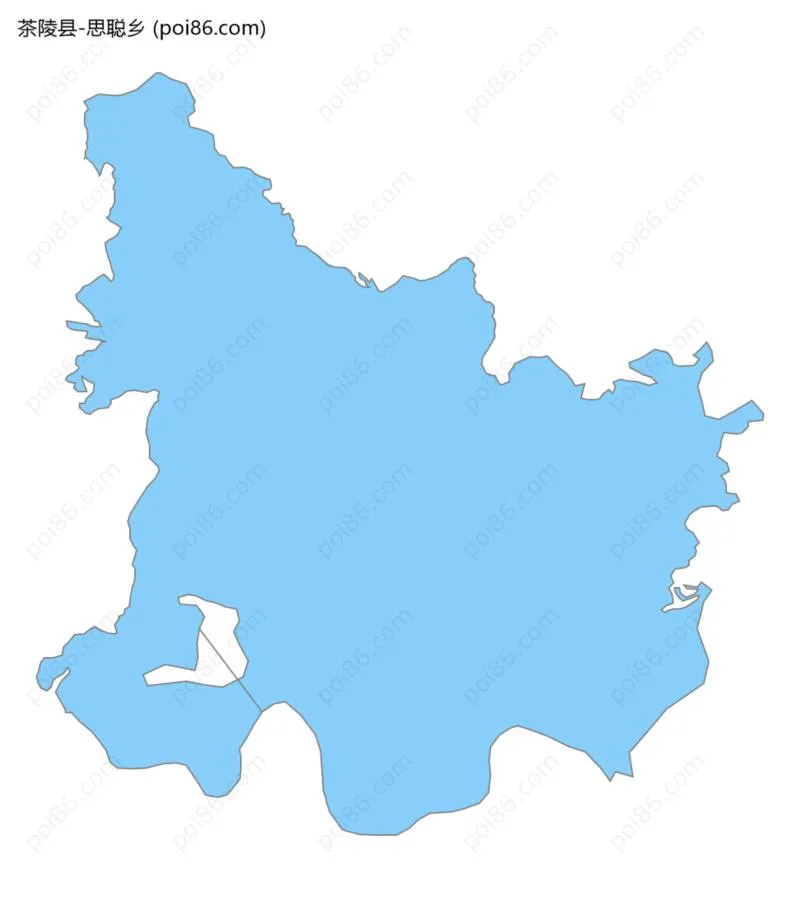 思聪乡边界地图