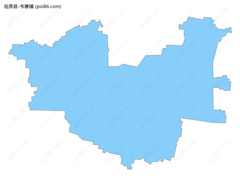 韦寨镇边界地图