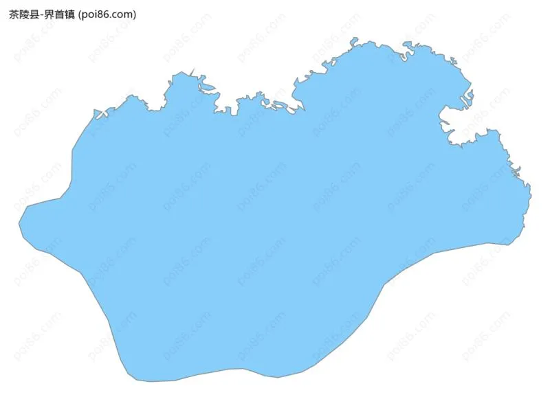 界首镇边界地图