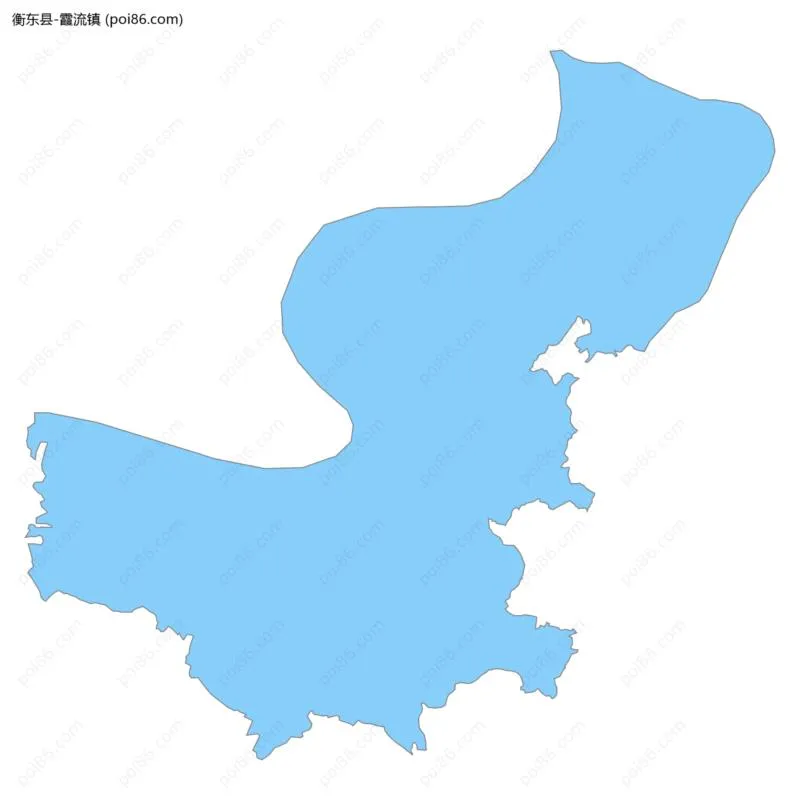 霞流镇边界地图