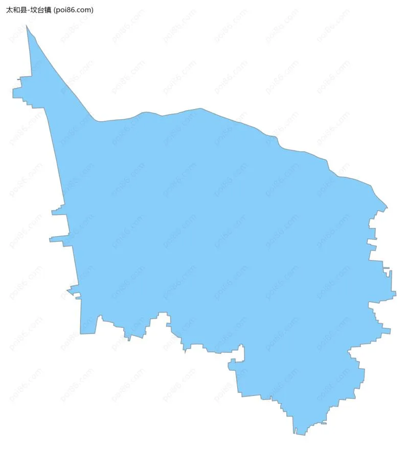 坟台镇边界地图