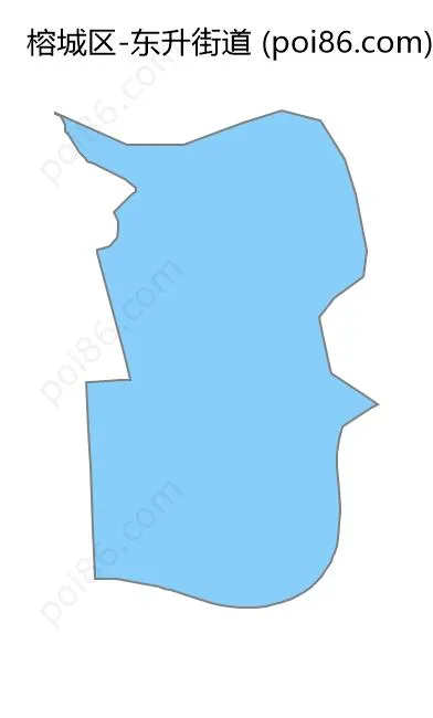 东升街道边界地图