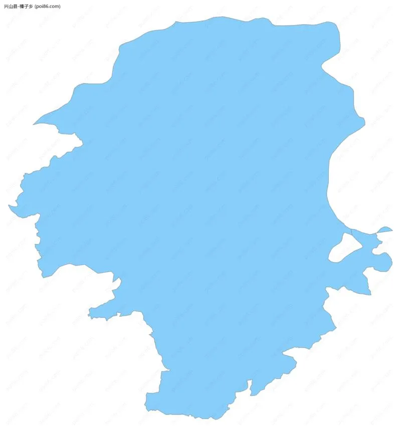 榛子乡边界地图