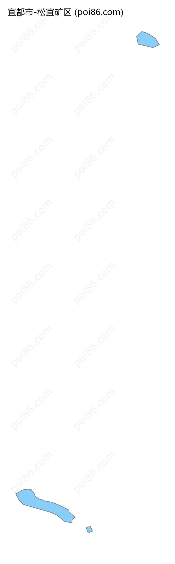 松宜矿区边界地图