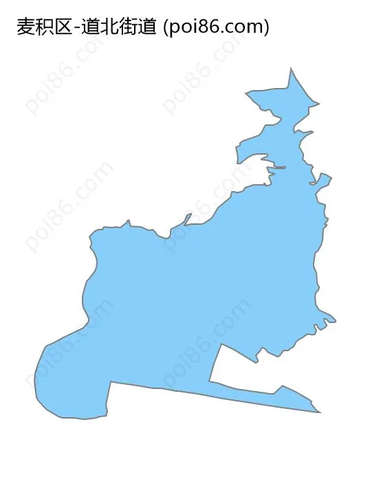 道北街道边界地图