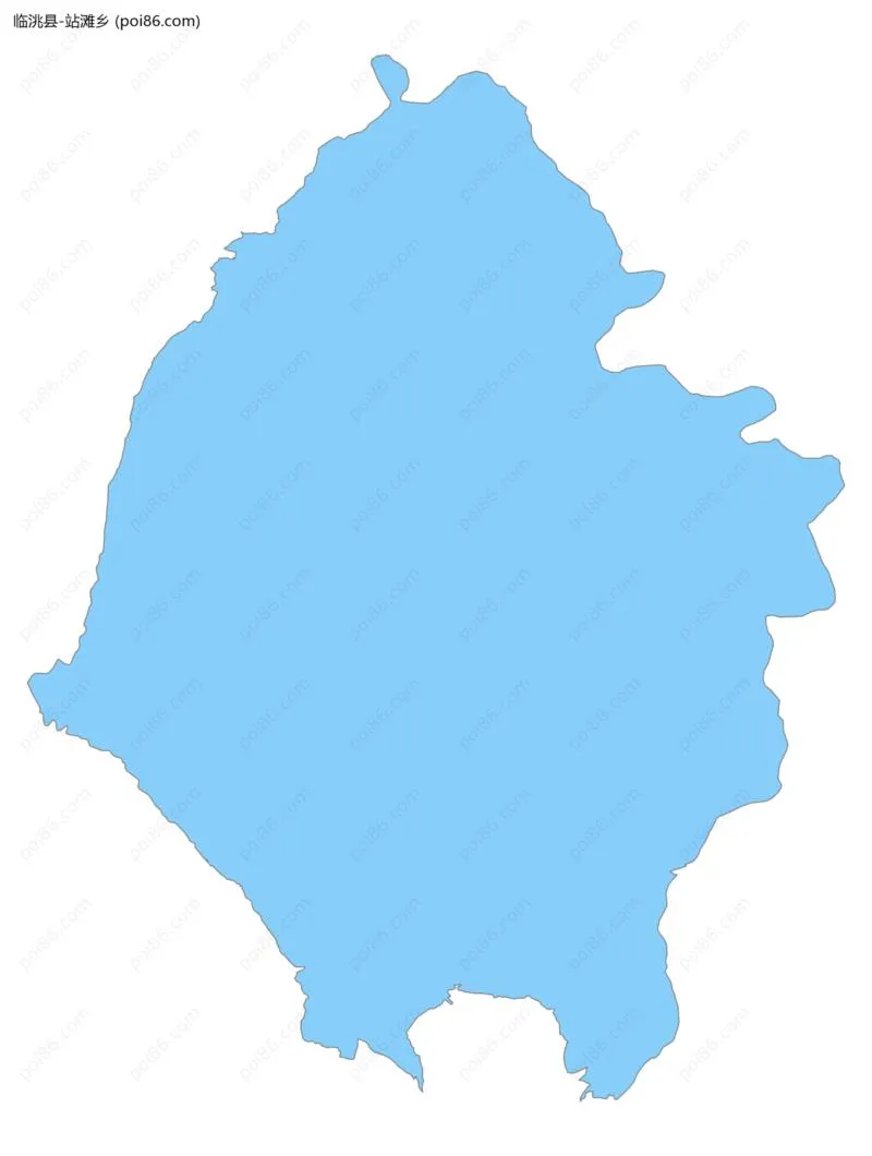 站滩乡边界地图