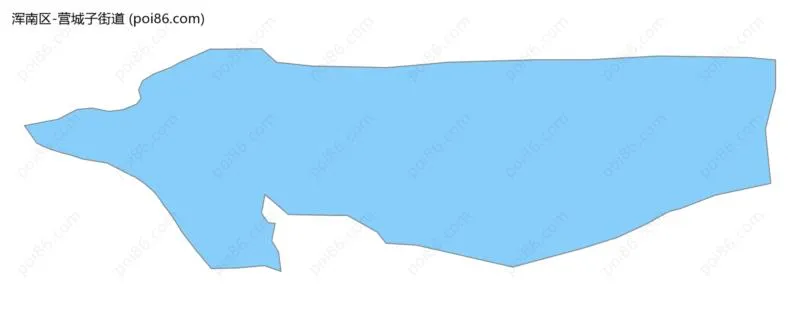 营城子街道边界地图