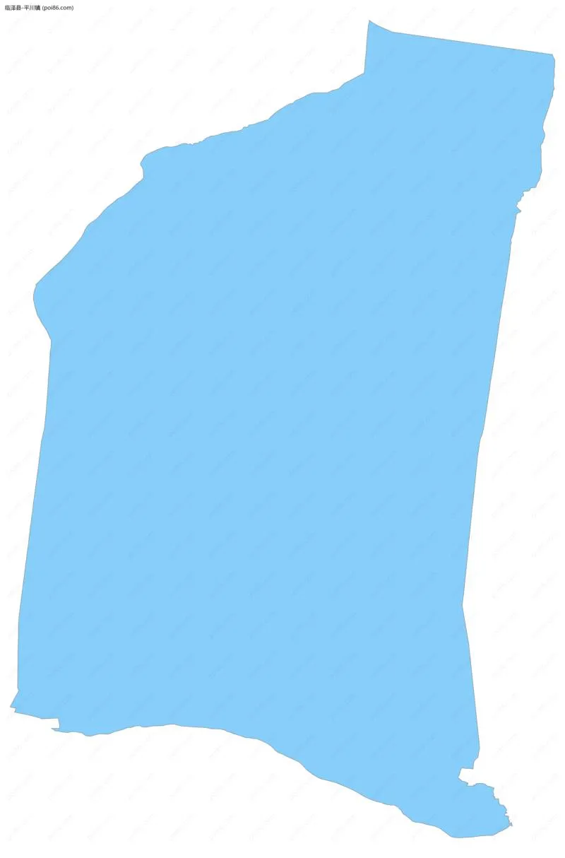 平川镇边界地图