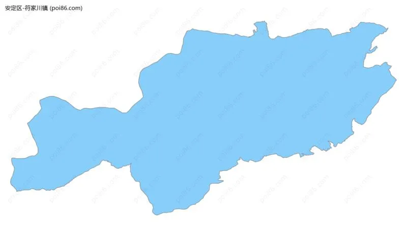 符家川镇边界地图