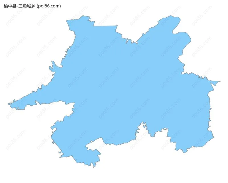 三角城乡边界地图
