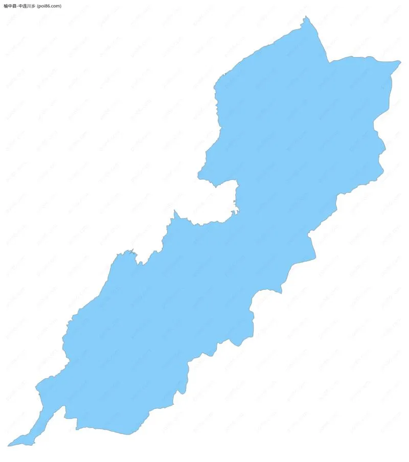 中连川乡边界地图