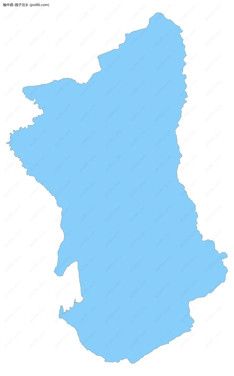 园子岔乡边界地图