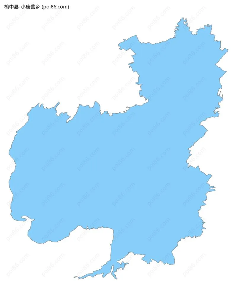 小康营乡边界地图