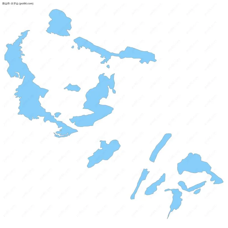 太子山边界地图