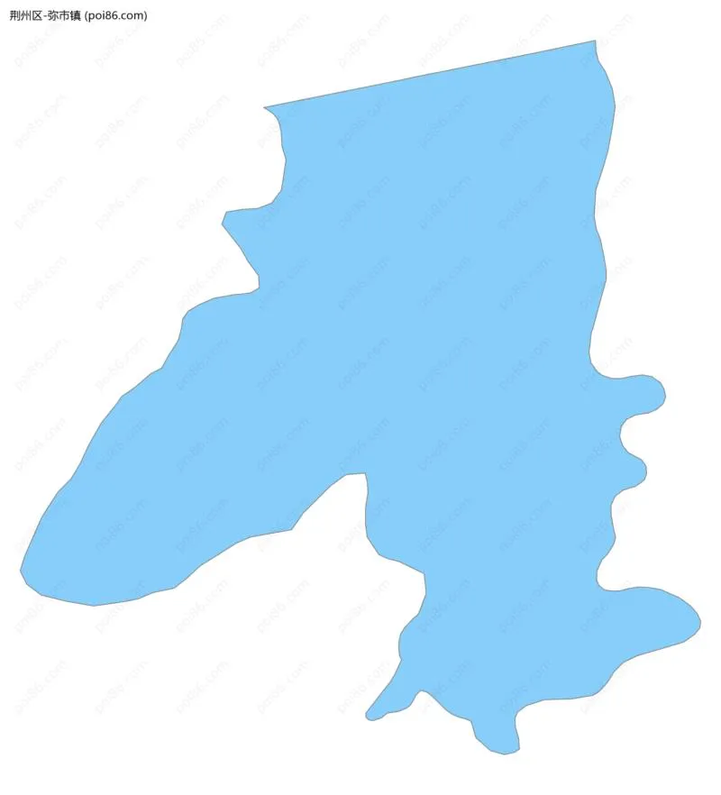 弥市镇边界地图