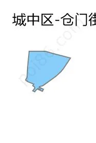 仓门街街道边界地图