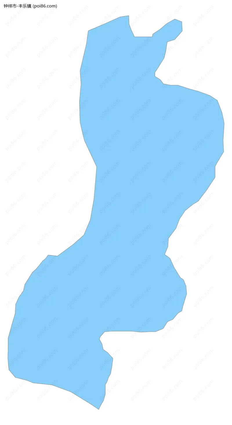 丰乐镇边界地图