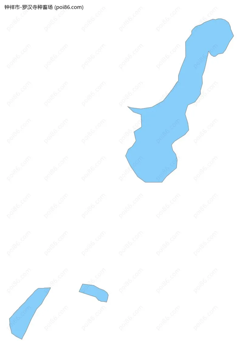 罗汉寺种畜场边界地图