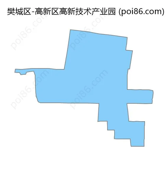 高新区高新技术产业园边界地图