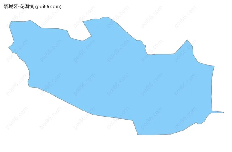 花湖镇边界地图