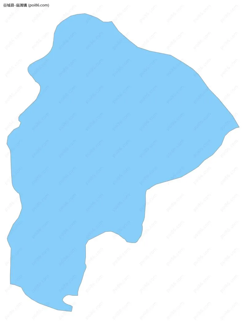 庙滩镇边界地图