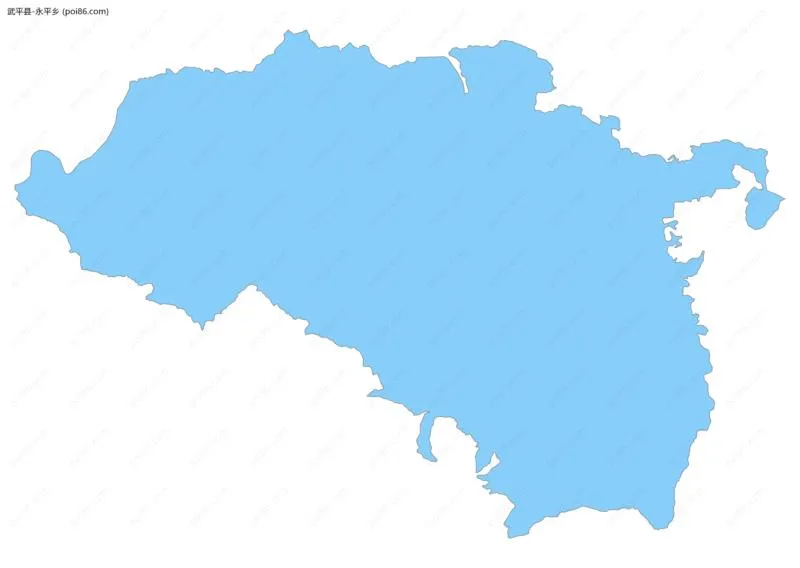 永平乡边界地图