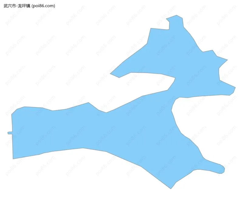 龙坪镇边界地图