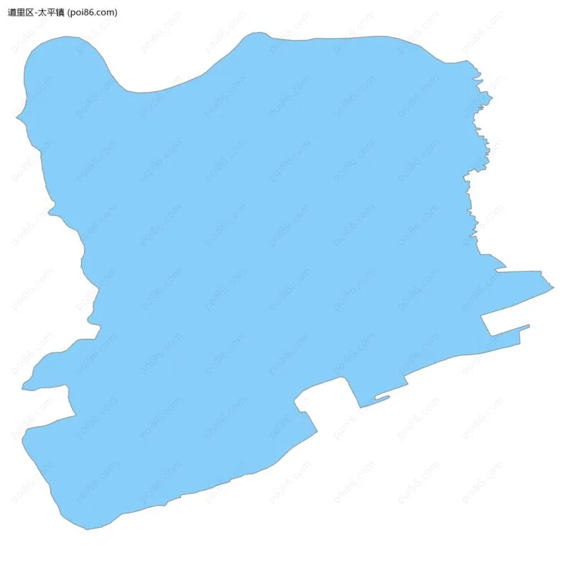 太平镇边界地图