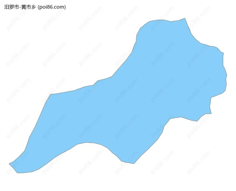黄市乡边界地图