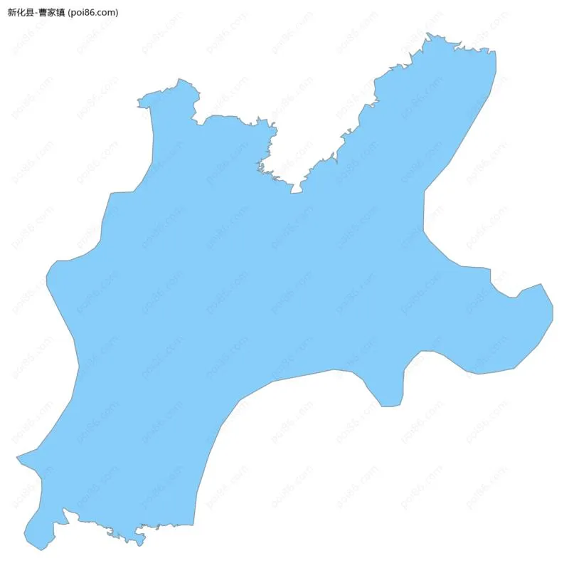 曹家镇边界地图